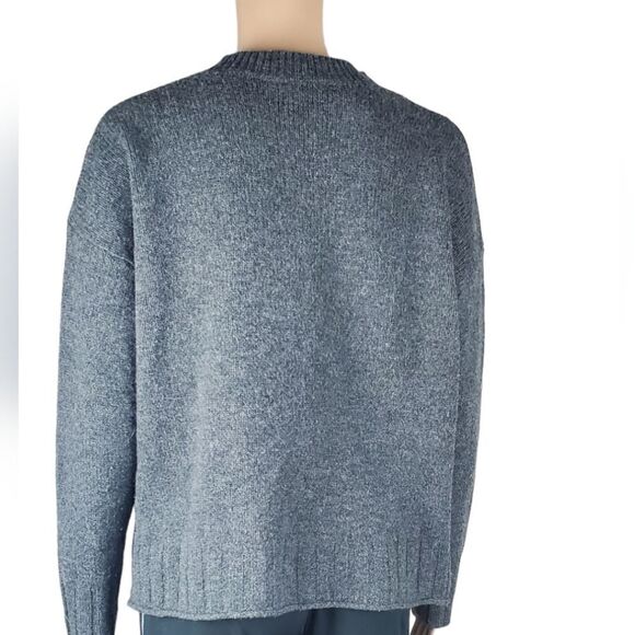 Madewell Charcoal Gray Merino Wool Star Sweater - Picture 3 of 7